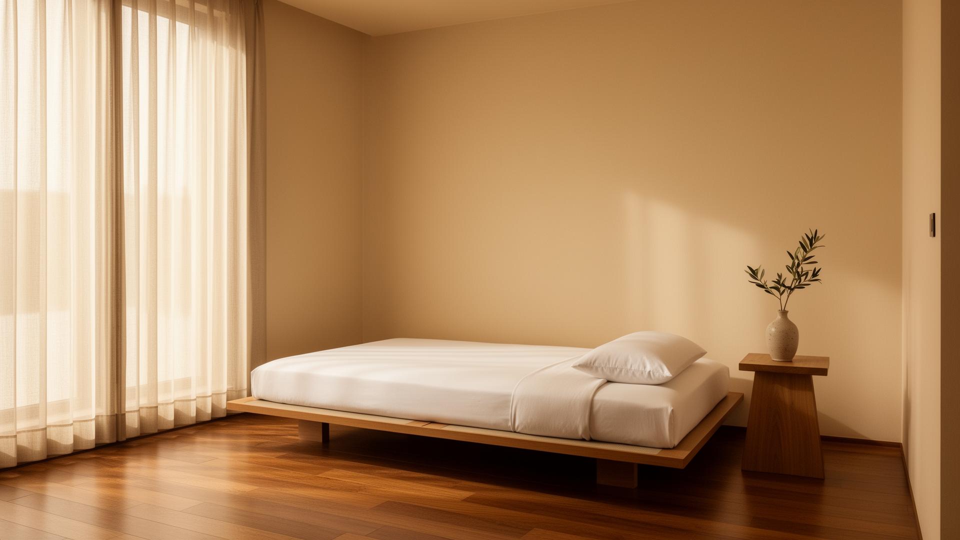 Hotel-style massage suite at night with Lagos skyline